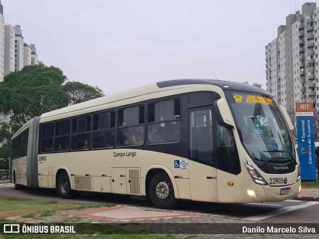 Empresa de Ônibus Campo Largo 22R05 na cidade de Curitiba, Paraná, Brasil, por Danilo Marcelo Silva. ID da foto: 8281224.