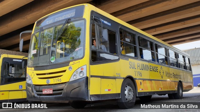 Viação Sul Fluminense 1196 na cidade de Volta Redonda, Rio de Janeiro, Brasil, por Matheus Martins da Silva. Número da foto: #8280872.