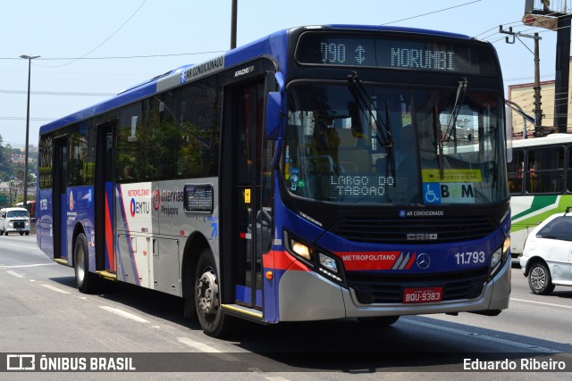 Viação Pirajuçara 11.793 na cidade de Taboão da Serra, São Paulo, Brasil, por Eduardo Ribeiro. ID da foto: 8280146.