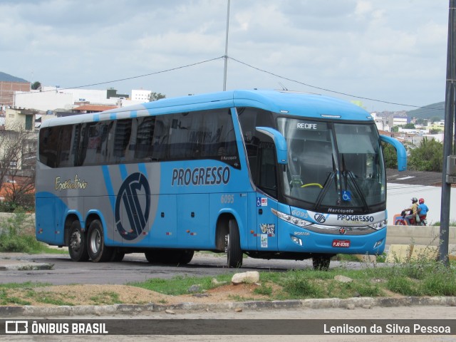 Auto Viação Progresso 6095 na cidade de Caruaru, Pernambuco, Brasil, por Lenilson da Silva Pessoa. Número da foto: #8285403.