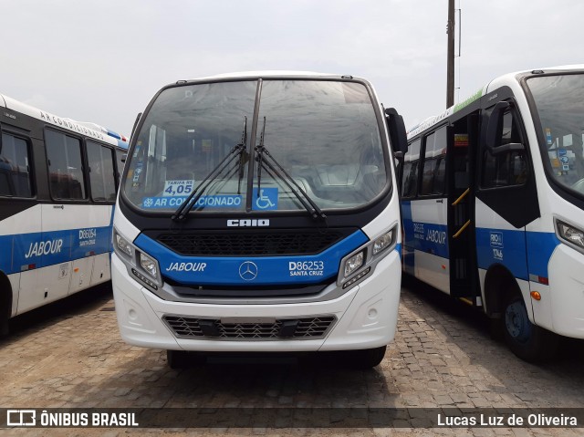 Auto Viação Jabour D86253 na cidade de Rio de Janeiro, Rio de Janeiro, Brasil, por Lucas Luz de Oliveira. ID da foto: 8283641.