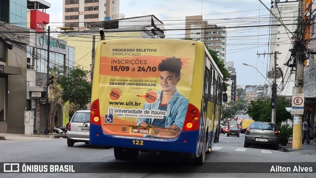 Exdil - Expresso Divinopolitano 122 na cidade de Divinópolis, Minas Gerais, Brasil, por Ailton Alves. Número da foto: #8284382.