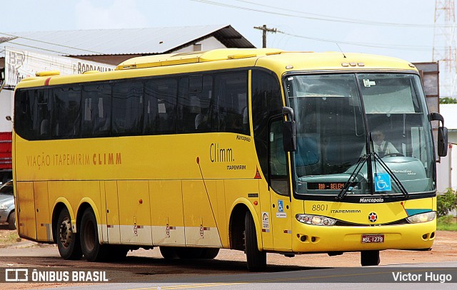 Viação Itapemirim 8801 na cidade de Santa Maria do Pará, Pará, Brasil, por Victor Hugo. Número da foto: #8284088.