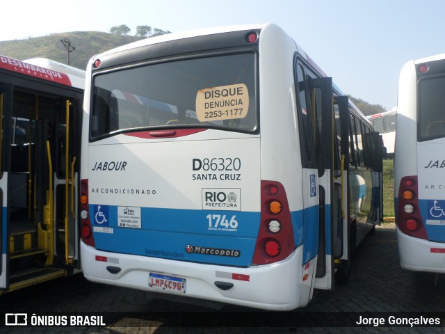 Auto Viação Jabour D86320 na cidade de Rio de Janeiro, Rio de Janeiro, Brasil, por Jorge Gonçalves. Número da foto: #8283998.