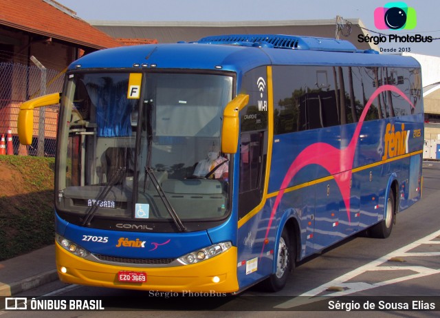 Rápido Expresso Fênix Viação 27025 na cidade de Campinas, São Paulo, Brasil, por Sérgio de Sousa Elias. Número da foto: #8285580.