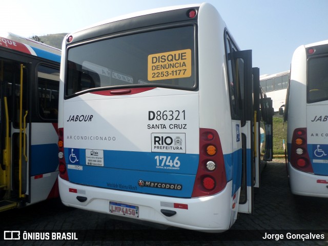Auto Viação Jabour D86321 na cidade de Rio de Janeiro, Rio de Janeiro, Brasil, por Jorge Gonçalves. Número da foto: #8283990.