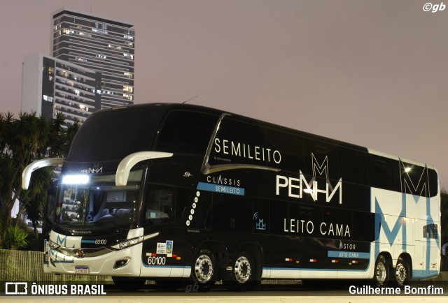 Empresa de Ônibus Nossa Senhora da Penha 60100 na cidade de Curitiba, Paraná, Brasil, por Guilherme Bomfim. ID da foto: 8284683.