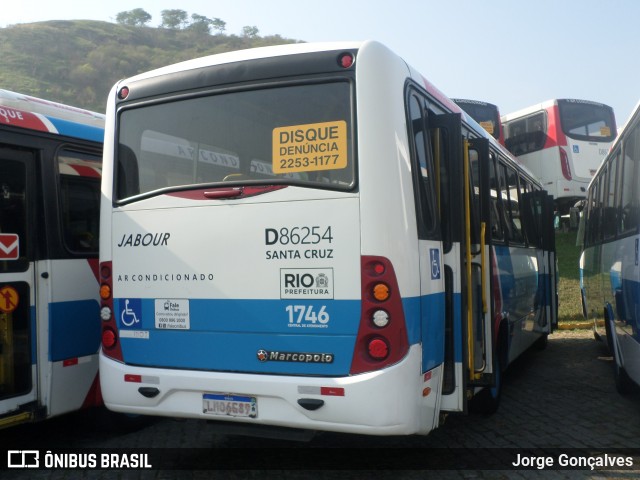 Auto Viação Jabour D86254 na cidade de Rio de Janeiro, Rio de Janeiro, Brasil, por Jorge Gonçalves. ID da foto: 8283975.