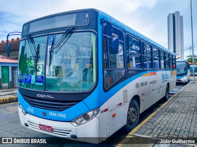 Expresso Vera Cruz 496 na cidade de Recife, Pernambuco, Brasil, por João Guilherme. Número da foto: #8285077.