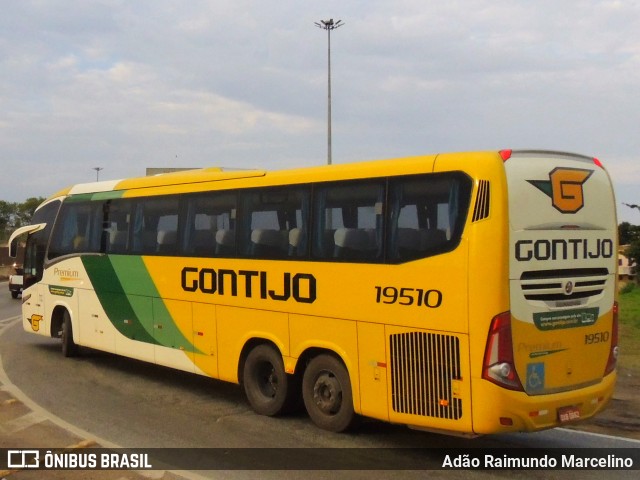 Empresa Gontijo de Transportes 19510 na cidade de Belo Horizonte, Minas Gerais, Brasil, por Adão Raimundo Marcelino. ID da foto: 8288526.