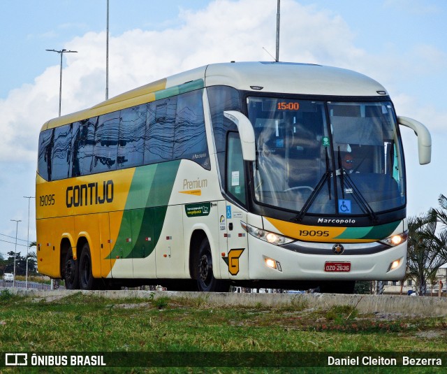 Empresa Gontijo de Transportes 19095 na cidade de Jaboatão dos Guararapes, Pernambuco, Brasil, por Daniel Cleiton  Bezerra. Número da foto: #8286794.