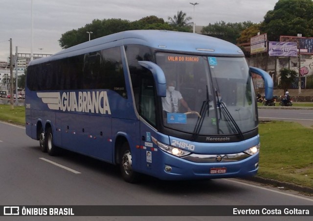 Viação Águia Branca 24840 na cidade de Cariacica, Espírito Santo, Brasil, por Everton Costa Goltara. Número da foto: #8286083.