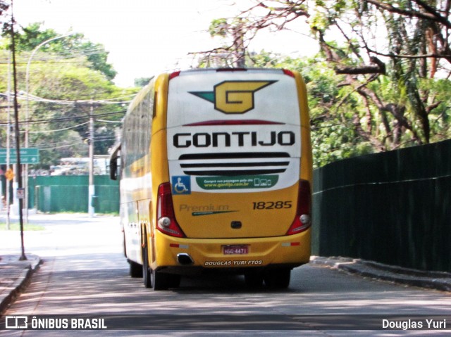 Empresa Gontijo de Transportes 18285 na cidade de São Paulo, São Paulo, Brasil, por Douglas Yuri. ID da foto: 8287505.