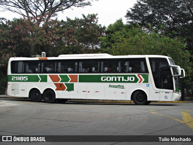 Empresa Gontijo de Transportes 21185 na cidade de São Paulo, São Paulo, Brasil, por Tulio Machado. ID da foto: 8288599.