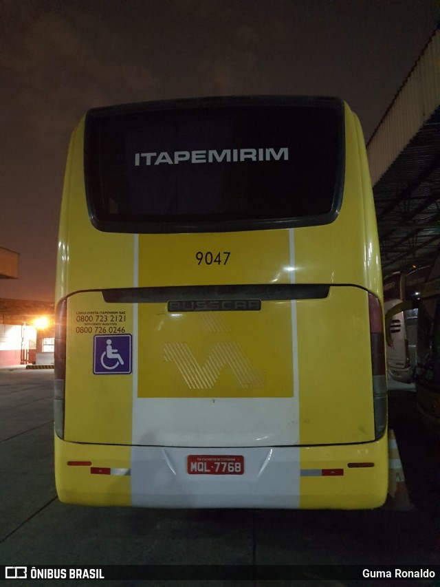 Viação Itapemirim 9047 na cidade de Rio de Janeiro, Rio de Janeiro, Brasil, por Guma Ronaldo. Número da foto: #8288217.