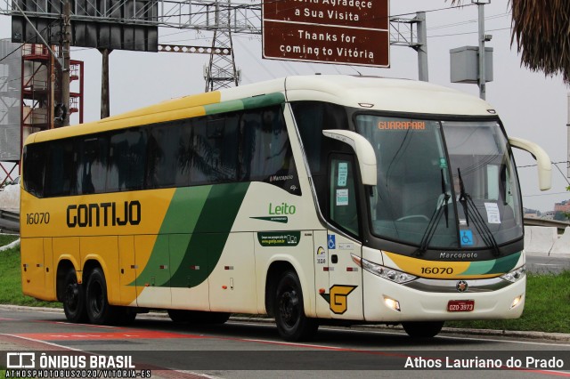 Empresa Gontijo de Transportes 16070 na cidade de Vitória, Espírito Santo, Brasil, por Athos Lauriano do Prado. Número da foto: #8287452.