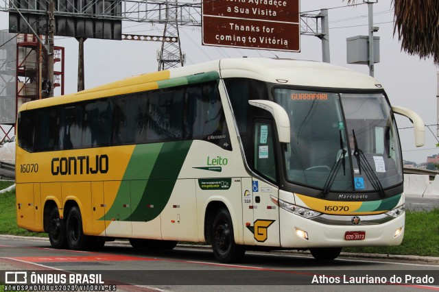 Empresa Gontijo de Transportes 16070 na cidade de Vitória, Espírito Santo, Brasil, por Athos Lauriano do Prado. ID da foto: 8287452.