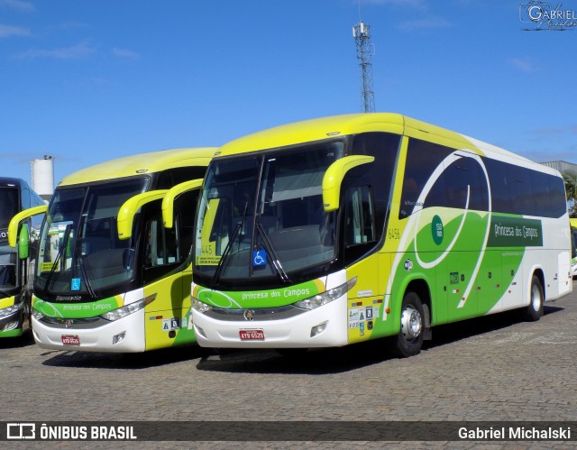 Expresso Princesa dos Campos 6456 na cidade de Ponta Grossa, Paraná, Brasil, por Gabriel Michalski. ID da foto: 8288030.