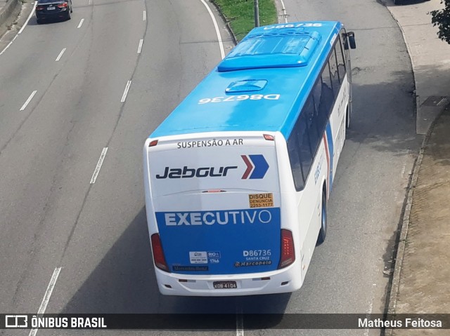 Auto Viação Jabour D86736 na cidade de Rio de Janeiro, Rio de Janeiro, Brasil, por Matheus Feitosa . ID da foto: 8287097.