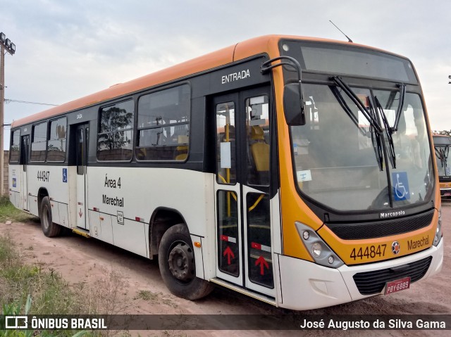 Auto Viação Marechal Brasília 444847 na cidade de Taguatinga, Distrito Federal, Brasil, por José Augusto da Silva Gama. Número da foto: #8289744.