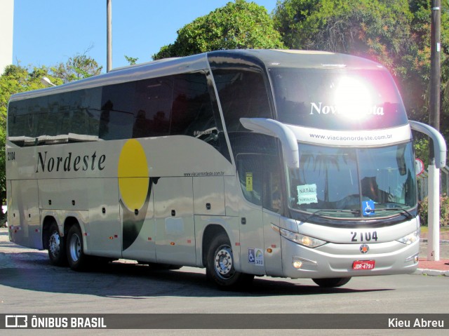 Viação Nordeste 2104 na cidade de Fortaleza, Ceará, Brasil, por Kieu Abreu. ID da foto: 8289119.