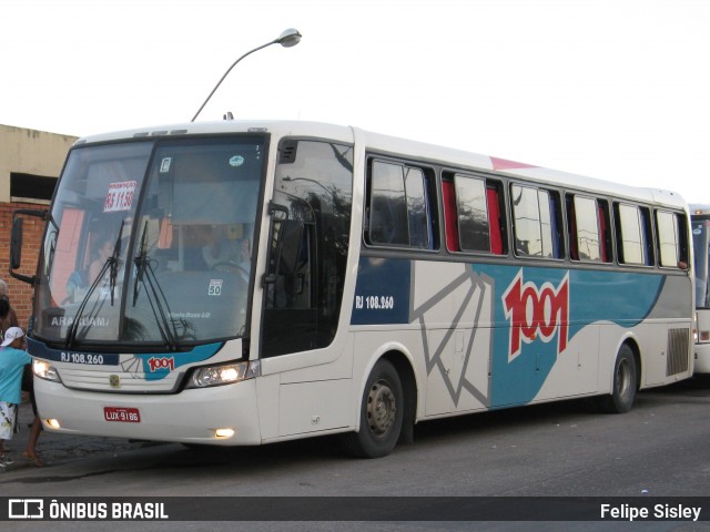 Auto Viação 1001 RJ 108.260 na cidade de Niterói, Rio de Janeiro, Brasil, por Felipe Sisley. ID da foto: 8289045.