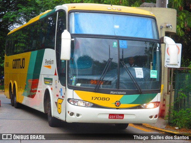 Empresa Gontijo de Transportes 17080 na cidade de São Paulo, São Paulo, Brasil, por Thiago  Salles dos Santos. Número da foto: #8290205.