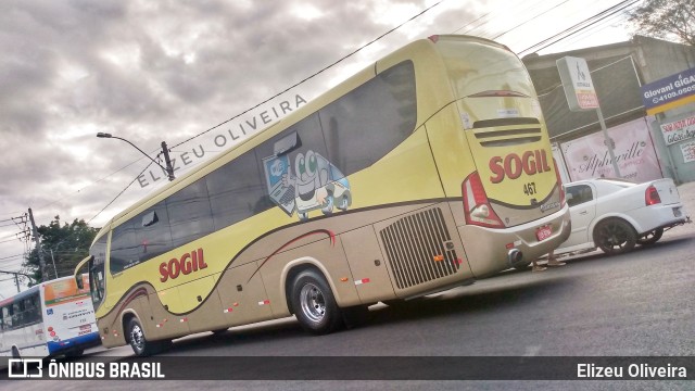 SOGIL - Sociedade de Ônibus Gigante Ltda. 467 na cidade de Gravataí, Rio Grande do Sul, Brasil, por Elizeu Oliveira. Número da foto: #8289702.