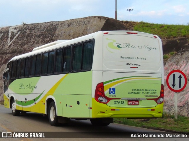 Rio Negro Fretamento e Turismo 37618 na cidade de Belo Horizonte, Minas Gerais, Brasil, por Adão Raimundo Marcelino. Número da foto: #8290899.