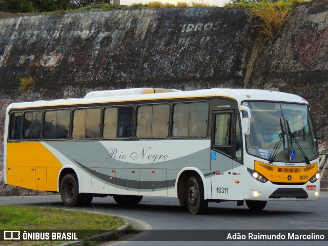 Rio Negro Fretamento e Turismo 18311 na cidade de Belo Horizonte, Minas Gerais, Brasil, por Adão Raimundo Marcelino. ID da foto: 8290845.