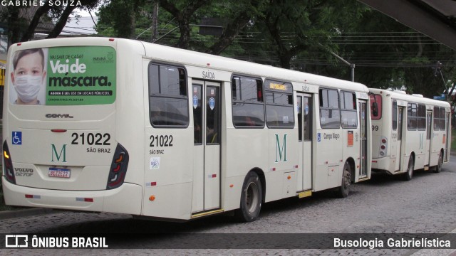 Auto Viação São Braz 21022 na cidade de Curitiba, Paraná, Brasil, por Busologia Gabrielística. Número da foto: #8293579.