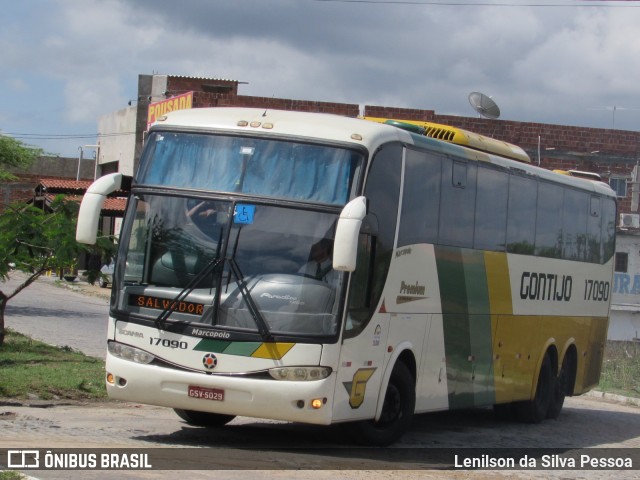 Empresa Gontijo de Transportes 17090 na cidade de Caruaru, Pernambuco, Brasil, por Lenilson da Silva Pessoa. Número da foto: #8292669.