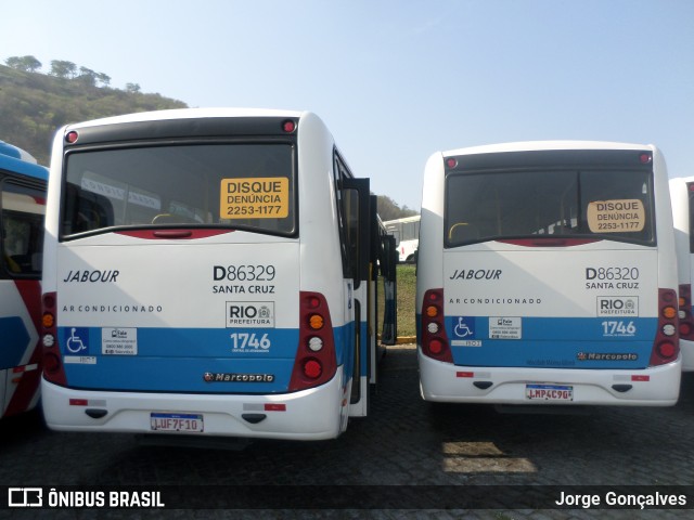 Auto Viação Jabour D86329 na cidade de Rio de Janeiro, Rio de Janeiro, Brasil, por Jorge Gonçalves. Número da foto: #8292513.