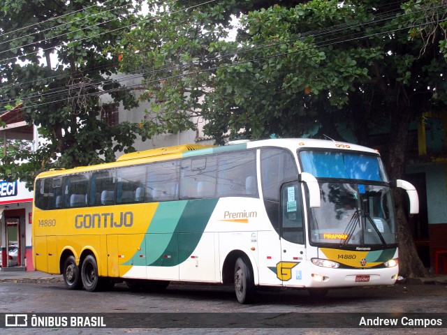 Empresa Gontijo de Transportes 14880 na cidade de Pirapora, Minas Gerais, Brasil, por Andrew Campos. ID da foto: 8293502.