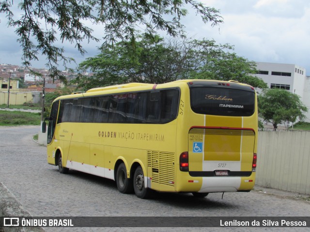 Viação Itapemirim 5727 na cidade de Caruaru, Pernambuco, Brasil, por Lenilson da Silva Pessoa. ID da foto: 8292732.