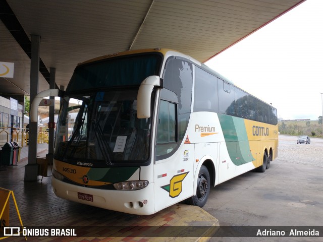 Empresa Gontijo de Transportes 14530 na cidade de João Monlevade, Minas Gerais, Brasil, por Adriano  Almeida. ID da foto: 8293178.