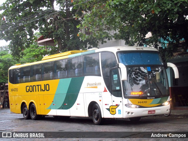 Empresa Gontijo de Transportes 14470 na cidade de Pirapora, Minas Gerais, Brasil, por Andrew Campos. ID da foto: 8293510.