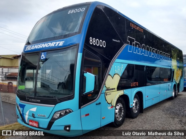 Transnorte - Transporte e Turismo Norte de Minas 88000 na cidade de Belo Horizonte, Minas Gerais, Brasil, por Luiz Otavio Matheus da Silva. Número da foto: #8292743.
