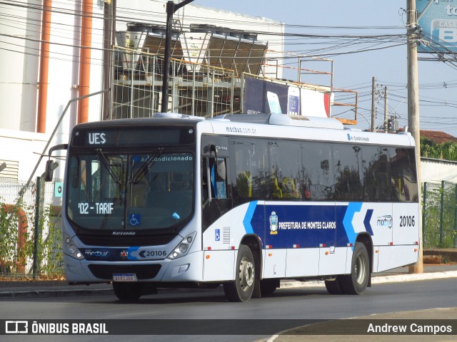Solaris Transportes 20106 na cidade de Montes Claros, Minas Gerais, Brasil, por Andrew Campos. Número da foto: #8245056.