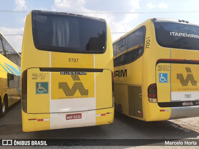 Viação Itapemirim 9707 na cidade de São Paulo, São Paulo, Brasil, por Marcelo Horta. Número da foto: #8246833.