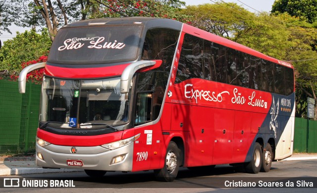 Expresso São Luiz 7890 na cidade de São Paulo, São Paulo, Brasil, por Cristiano Soares da Silva. Número da foto: #8246757.