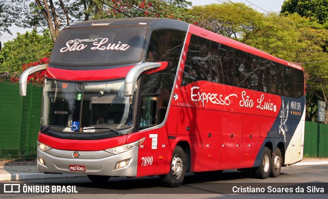 Expresso São Luiz 7890 na cidade de São Paulo, São Paulo, Brasil, por Cristiano Soares da Silva. ID da foto: 8246757.