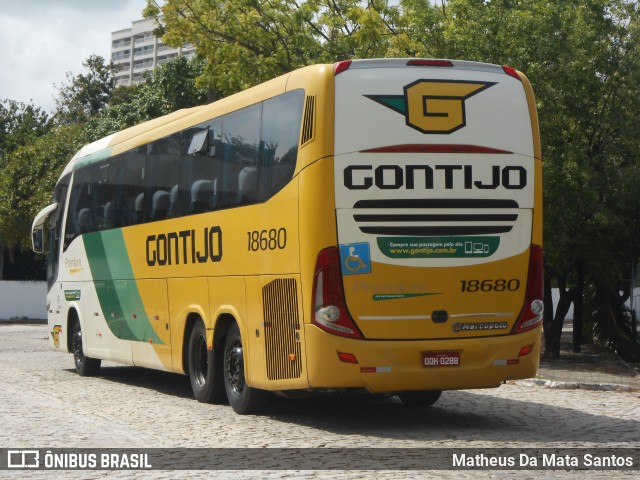 Empresa Gontijo de Transportes 18680 na cidade de Fortaleza, Ceará, Brasil, por Matheus Da Mata Santos. ID da foto: 8246805.