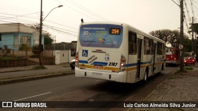 VTC - Viação Teresópolis Cavalhada 2167 na cidade de Porto Alegre, Rio Grande do Sul, Brasil, por Luiz Carlos Almeida Silva Junior. Número da foto: #8246080.