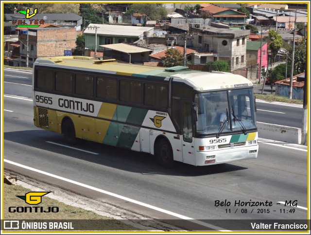 Empresa Gontijo de Transportes 9565 na cidade de Belo Horizonte, Minas Gerais, Brasil, por Valter Francisco. ID da foto: 8245613.