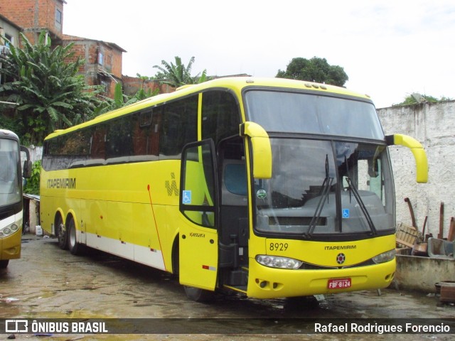 Viação Itapemirim 8929 na cidade de Aracaju, Sergipe, Brasil, por Rafael Rodrigues Forencio. Número da foto: #8245037.