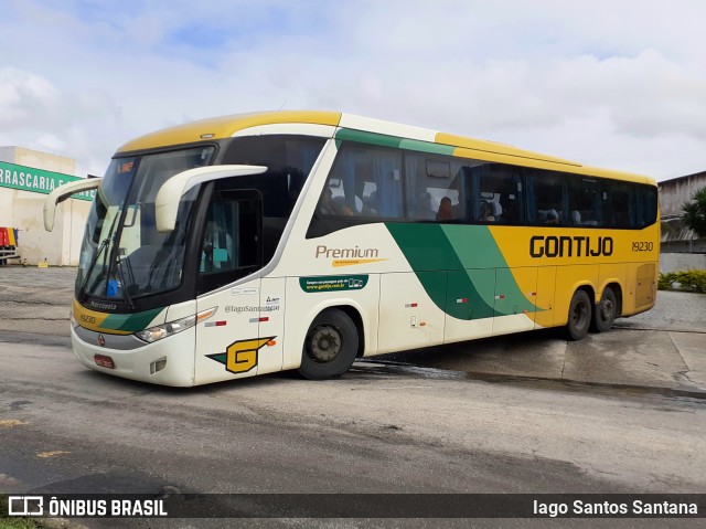 Empresa Gontijo de Transportes 19230 na cidade de Eunápolis, Bahia, Brasil, por Iago Santos Santana. ID da foto: 8246304.