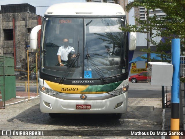 Empresa Gontijo de Transportes 18680 na cidade de Fortaleza, Ceará, Brasil, por Matheus Da Mata Santos. ID da foto: 8246797.