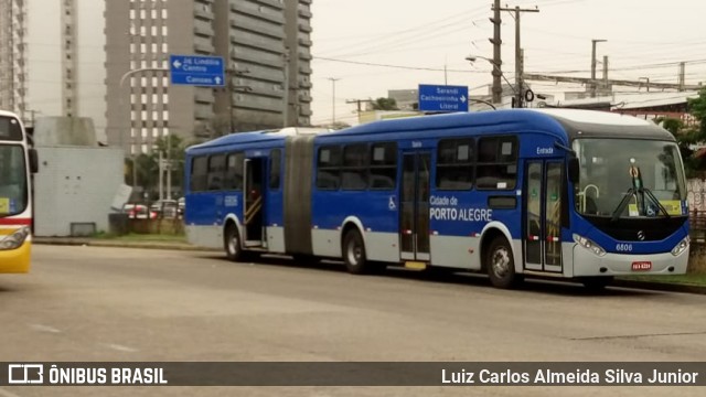 SOPAL - Sociedade de Ônibus Porto-Alegrense Ltda. 6806 na cidade de Porto Alegre, Rio Grande do Sul, Brasil, por Luiz Carlos Almeida Silva Junior. ID da foto: 8246069.