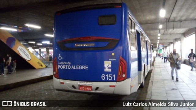 Auto Viação Navegantes 6151 na cidade de Porto Alegre, Rio Grande do Sul, Brasil, por Luiz Carlos Almeida Silva Junior. Número da foto: #8246050.